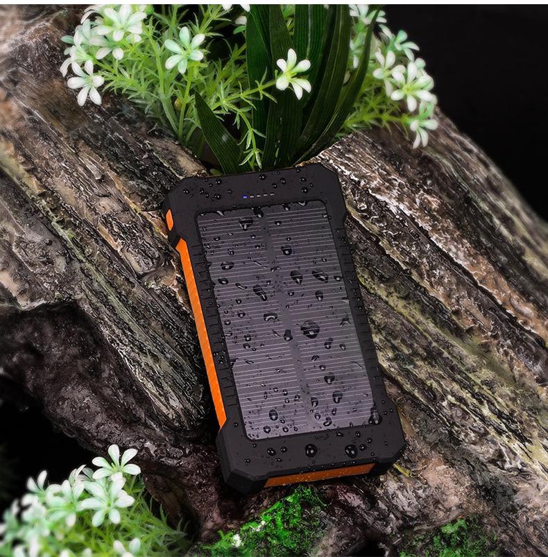 10000mAh Solar Power Bank