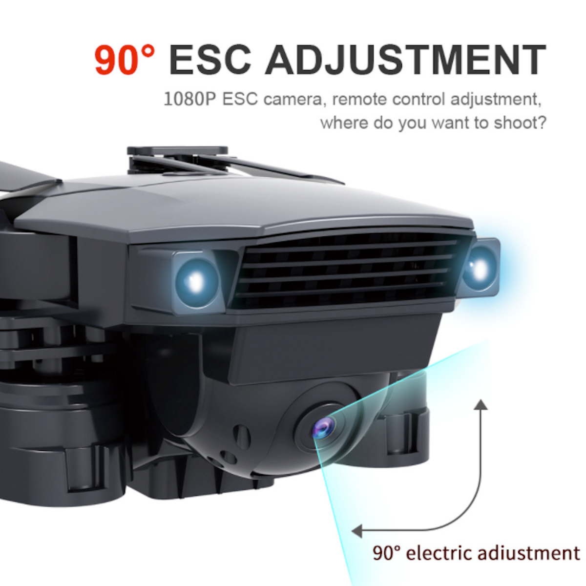 Wide Angle Dual Camera Drone